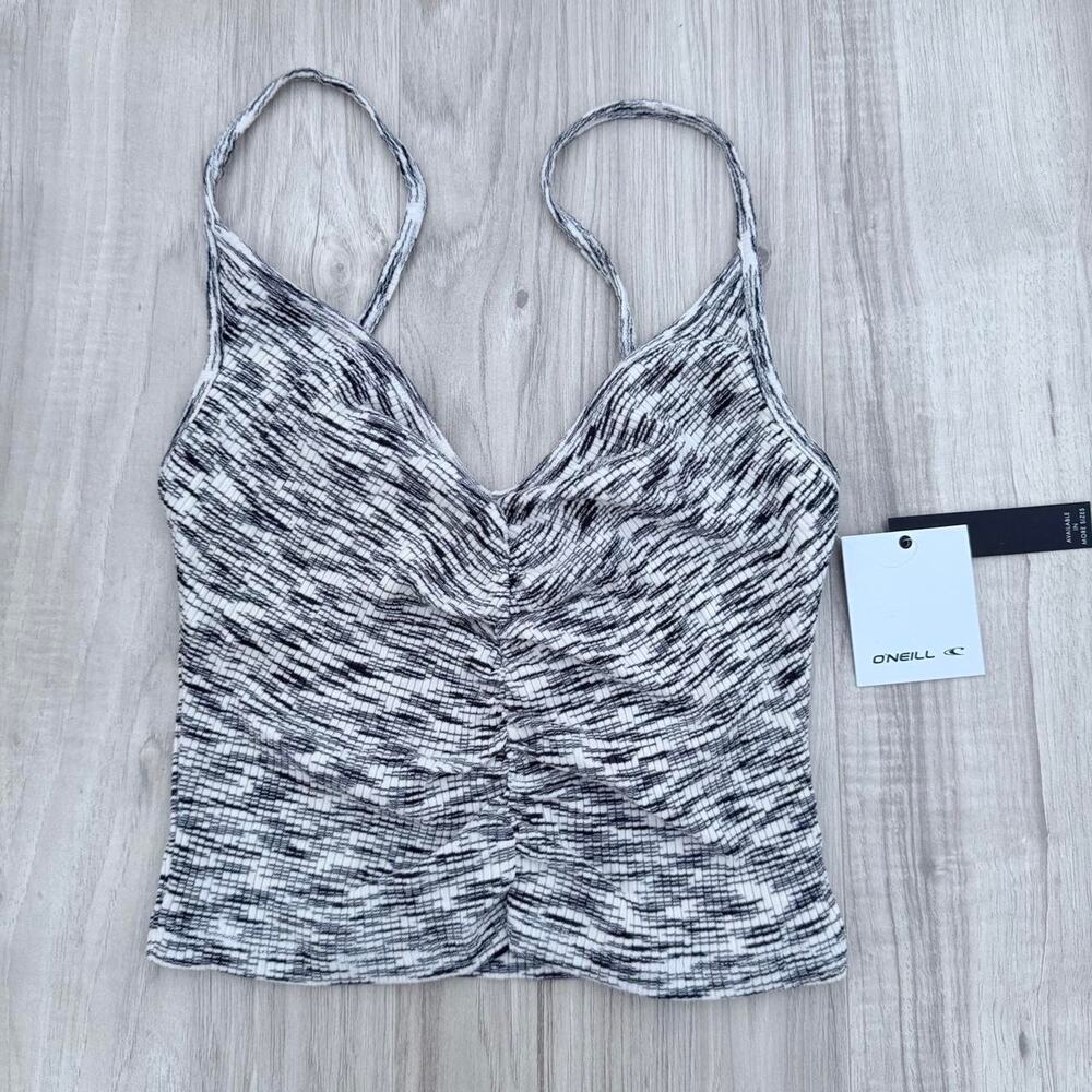 O’Neill Vallarta Ruched Tank Top – Size M – NWT